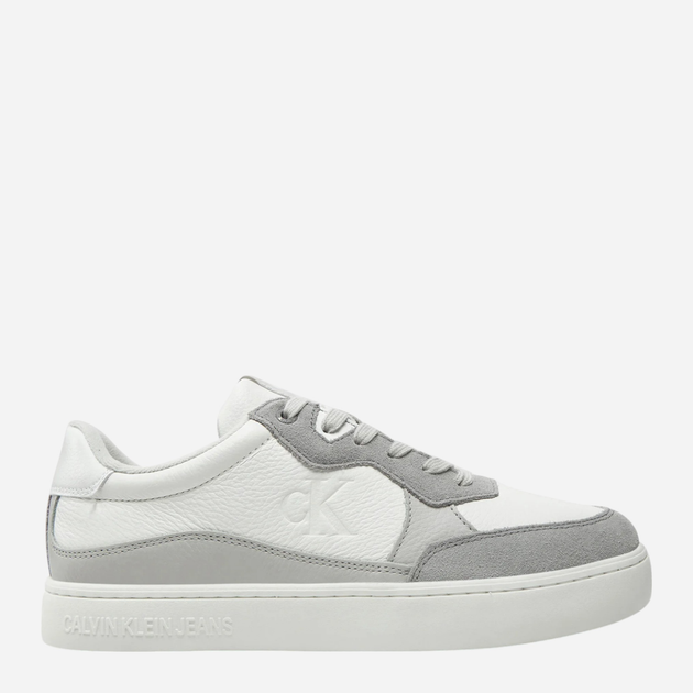 Sneakersy męskie skórzane Calvin Klein Jeans YM0YM01153-0IR 44 Białe (8721107093239) - obraz 1