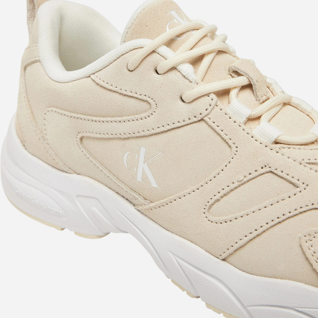 Sneakersy damskie do kostki Calvin Klein Jeans YW0YW01639-0LF 37 Jasnobeżowe (8721107091020) - obraz 6