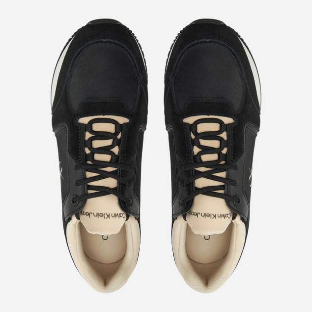 Sneakersy damskie do kostki Calvin Klein Jeans YW0YW01644-0GU 38 Czarne (8721107077215) - obraz 4