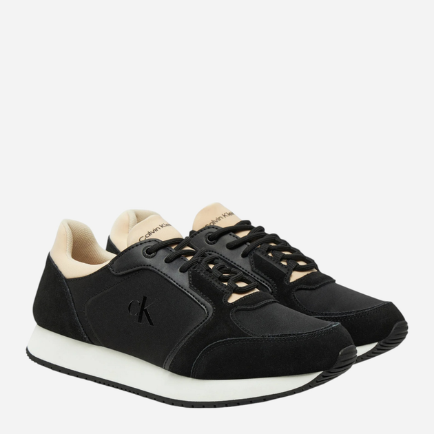 Sneakersy damskie do kostki Calvin Klein Jeans YW0YW01644-0GU 36 Czarne (8721107077031) - obraz 2