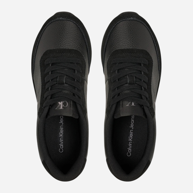 Sneakersy damskie do kostki Calvin Klein Jeans YW0YW01798-0GJ 37 Czarne (8721107090214) - obraz 4