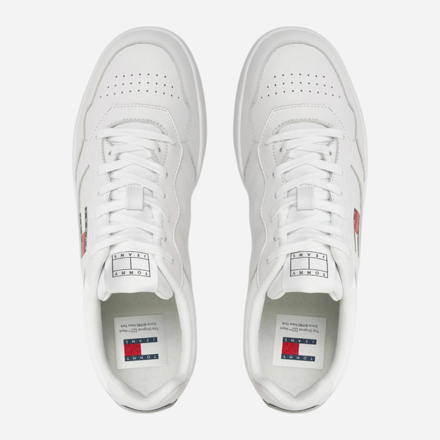 Чоловічі снікери Tommy Jeans EM0EM01443-YBR 40 Білі (8720637380673) - зображення 4