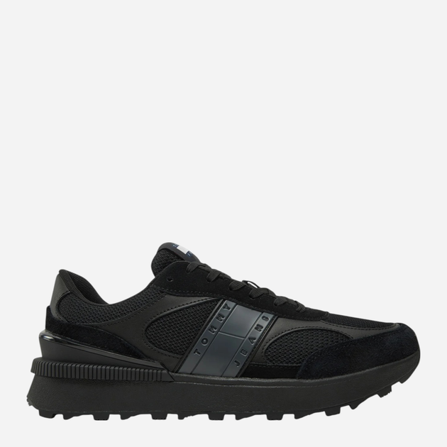 Sneakersy męskie do kostki Tommy Jeans EM0EM01537-BDS 43 Czarne (8720638196310) - obraz 1