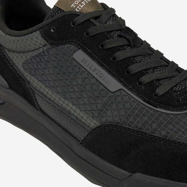 Sneakersy męskie skórzane Tommy Hilfiger FM0FM05328-BDS 41 Czarne (8720638208563) - obraz 6