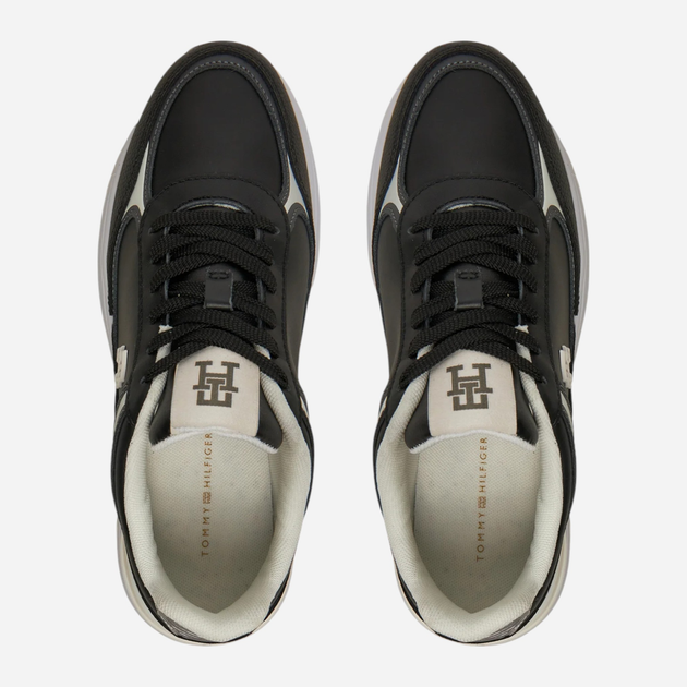Sneakersy damskie do kostki Tommy Hilfiger FW0FW08325-BDS 36 Czarne (8720638206248) - obraz 4