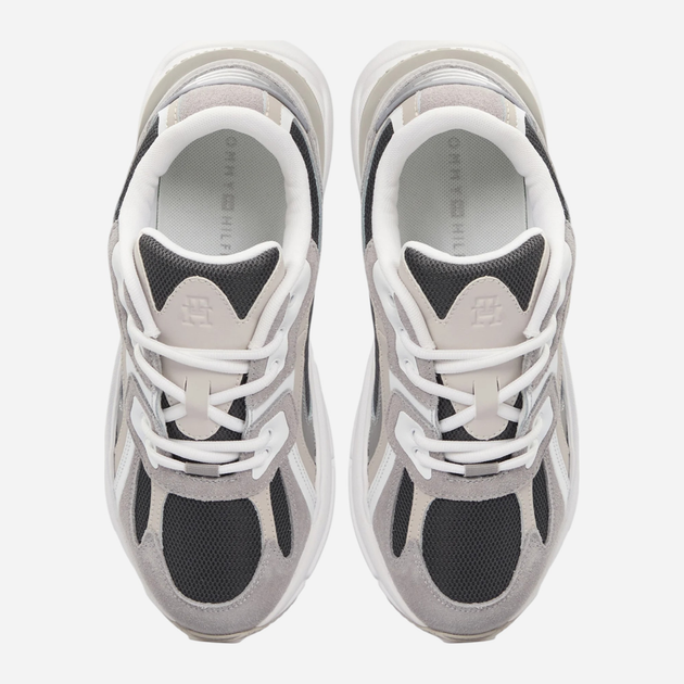 Sneakersy damskie do kostki Tommy Hilfiger FW0FW08385-0IM 37 Ciemnoszare (8720638346296) - obraz 4