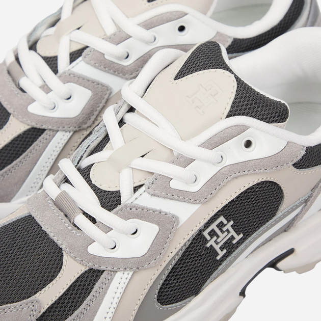 Sneakersy damskie do kostki Tommy Hilfiger FW0FW08385-0IM 37 Ciemnoszare (8720638346296) - obraz 5