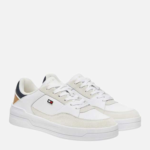 Sneakersy damskie do kostki Tommy Hilfiger FW0FW08615-YBS 38 Białe (8720638204961) - obraz 2