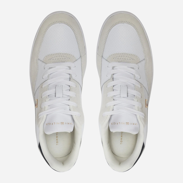 Sneakersy damskie do kostki Tommy Hilfiger FW0FW08615-YBS 37 Białe (8720638204930) - obraz 4