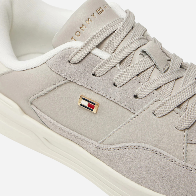 Жіночі снікери Tommy Hilfiger FW0FW08615-PQU 38 Світло-сірі (8720638341178) - зображення 6