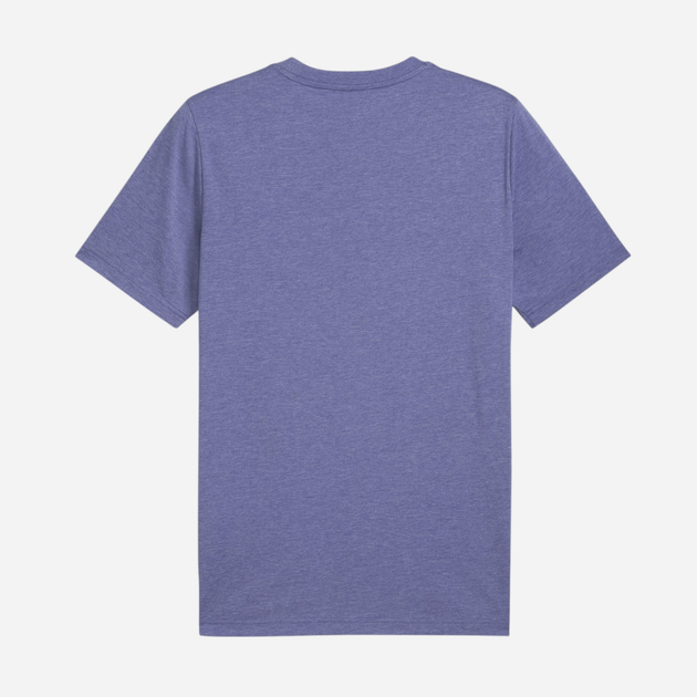 Koszulka męska bawełniana Puma Ess No.1 Logo Heather Tee (S) 68255146 S Fioletowa (4067983317323) - obraz 8