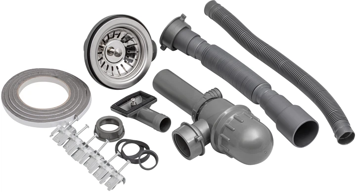 Кухонна мийка KRONER (KRP) Dekor-7848 D0.8T180 - зображення 4