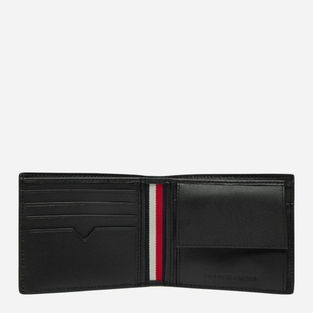 Портмоне чоловіче шкіряне для карток Tommy Hilfiger AM0AM13038-BDS Чорне (8720638191773) - зображення 3