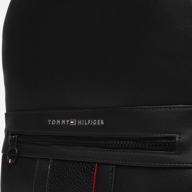 Рюкзак чоловічий 13.6 л вміщує формат А4 Tommy Hilfiger AM0AM13069-BDS Чорний (8720638230069) - зображення 5