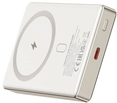 УМБ Canyon OnPower 510 slim Magsafe 10000 mAh PD20W Beige (CNS-CPB510BE) - зображення 5