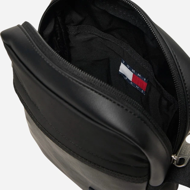 Сумка планшет чоловіча маленька Tommy Hilfiger AM0AM13316-BDS Чорна (8720638204855) - зображення 3