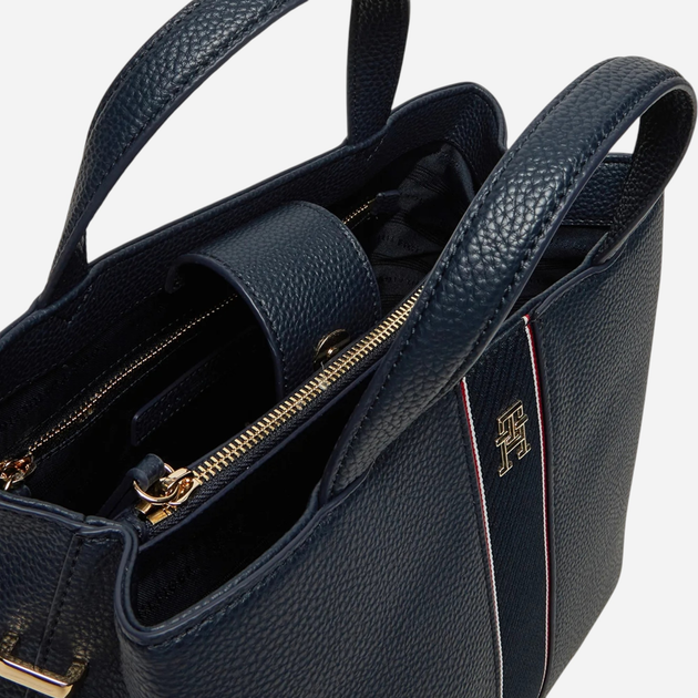 Torba shopper damska Tommy Hilfiger AW0AW16873-DW6 Ciemnogranatowa (8720638203391) - obraz 5
