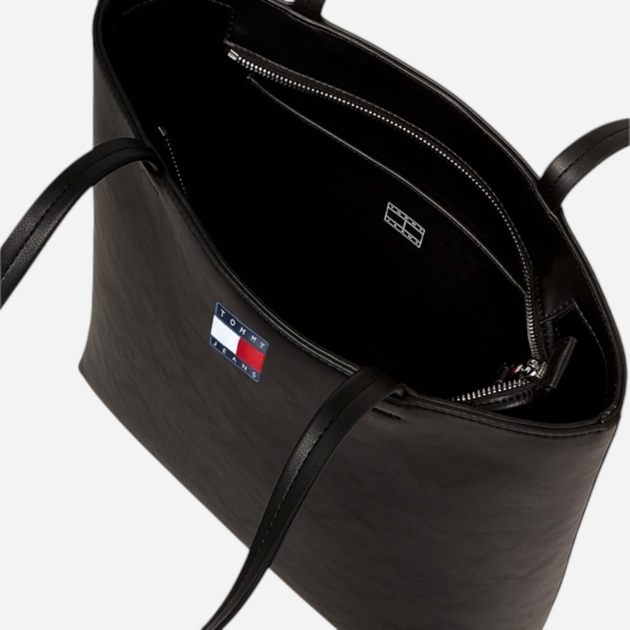 Torba shopper damska Tommy Hilfiger AW0AW16969-BDS Czarna (8720638343233) - obraz 5