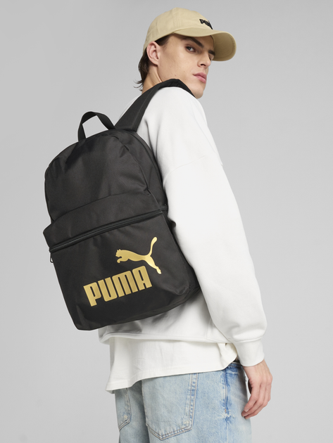 Рюкзак спортивний тканинний 22 л вміщує формат А4 Puma Phase Backpack 09116403 Чорний (4067984174727) - зображення 2