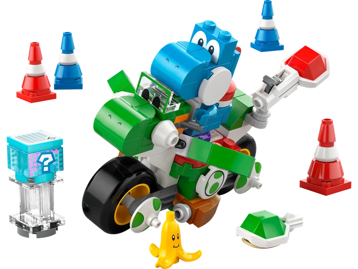 Конструктор LEGO Super Mario Mario Kart: Мотоцикл Йоши 133 элемента (72031) - изображение 2