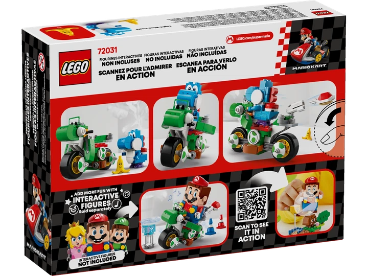 Конструктор LEGO Super Mario Mario Kart: Мотоцикл Йоши 133 элемента (72031) - изображение 9