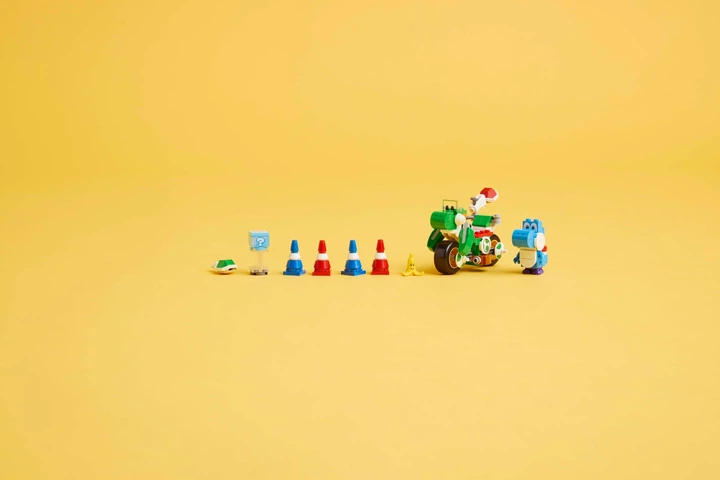 Конструктор LEGO Super Mario Mario Kart: Мотоцикл Йоши 133 элемента (72031) - изображение 7