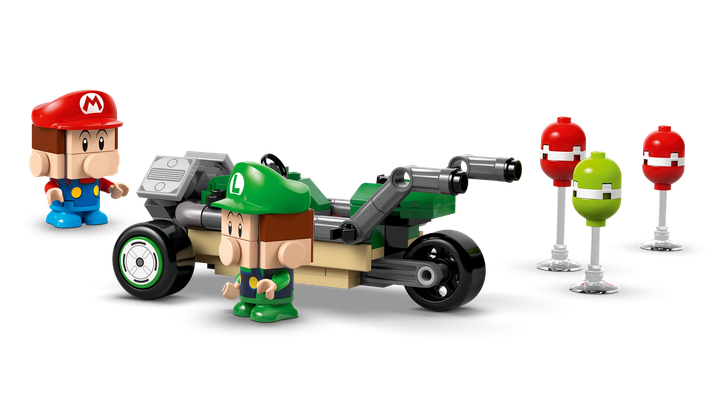 Конструктор LEGO Super Mario Mario Kart: Бебі Марио проти Бебі Луїджі 321 елемент (72034)  - зображення 5