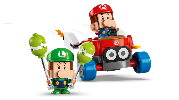 Конструктор LEGO Super Mario Mario Kart: Бебі Марио проти Бебі Луїджі 321 елемент (72034)  - зображення 7