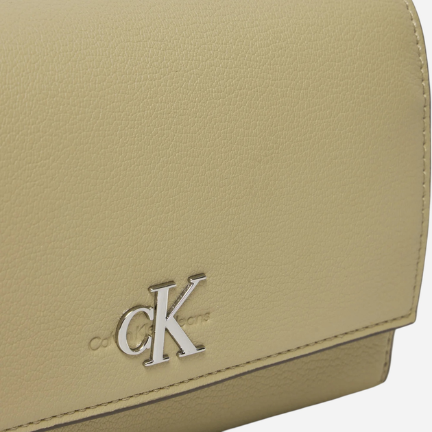 Torebka crossbody damska mała Calvin Klein Jeans K60K612233-PBF Jasnobrązowa (8721107059082) - obraz 3