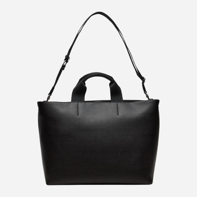 Torba shopper damska duża Calvin Klein K60K612710-BEH Czarna (8720639559947) - obraz 4