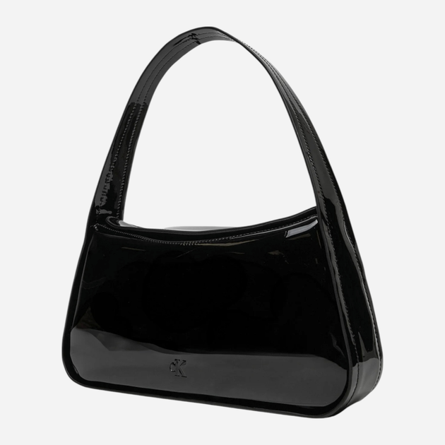 Torebka bagietka damska Calvin Klein K60K613045-BEH Czarna (8721107065250) - obraz 3