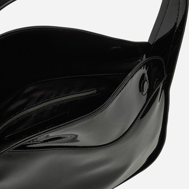 Torebka bagietka damska Calvin Klein K60K613045-BEH Czarna (8721107065250) - obraz 5