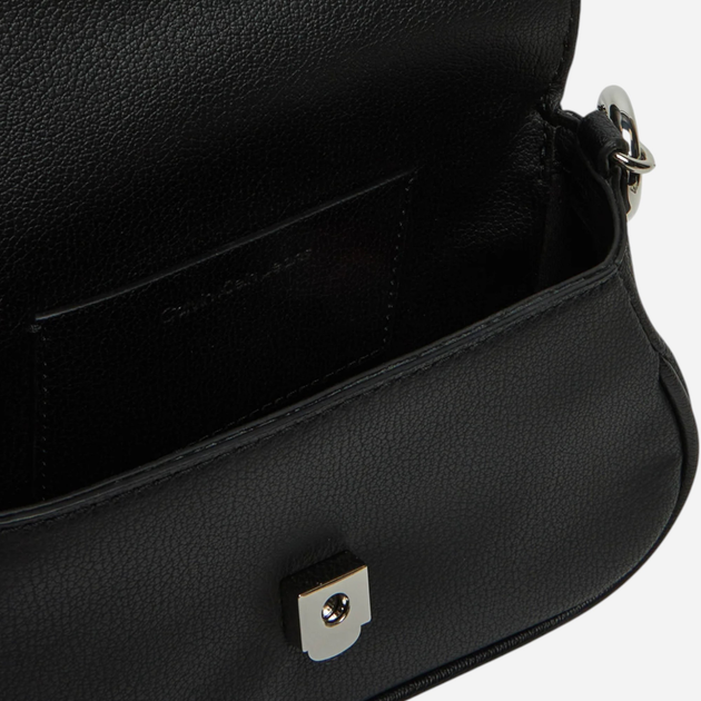 Сумка крос-боді через плече жіноча маленька Calvin Klein K60K613049-BEH Чорна (8721107065328) - зображення 4