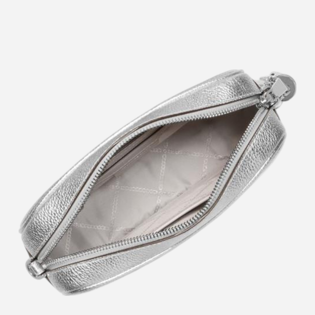 Torebka crossbody damska mała Michael Kors 35H3STVC5M-SILVER Srebrna (196237282460) - obraz 3
