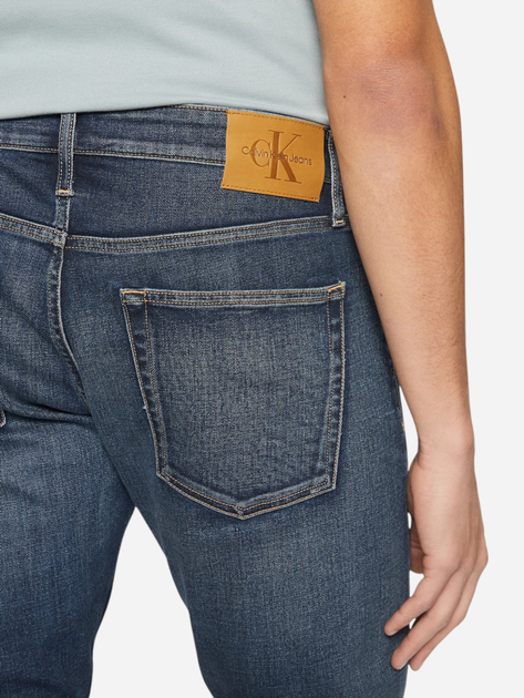 Джинси Slim Fit чоловічі Calvin Klein Jeans J30J326518-1BJ 32-32 Темно-блакитні (8721107165967) - зображення 5