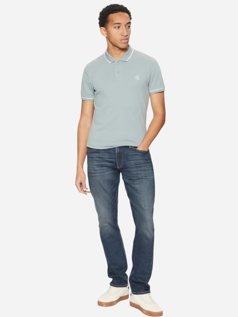 Джинси Slim Fit чоловічі Calvin Klein Jeans J30J326518-1BJ 36-34 Темно-блакитні (8721107166087) - зображення 3