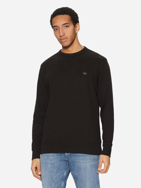 Світшот чоловічий Calvin Klein Jeans J30J327115-BEH L Чорний (8721107159218) - зображення 1