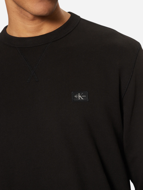 Світшот чоловічий Calvin Klein Jeans J30J327115-BEH L Чорний (8721107159218) - зображення 5