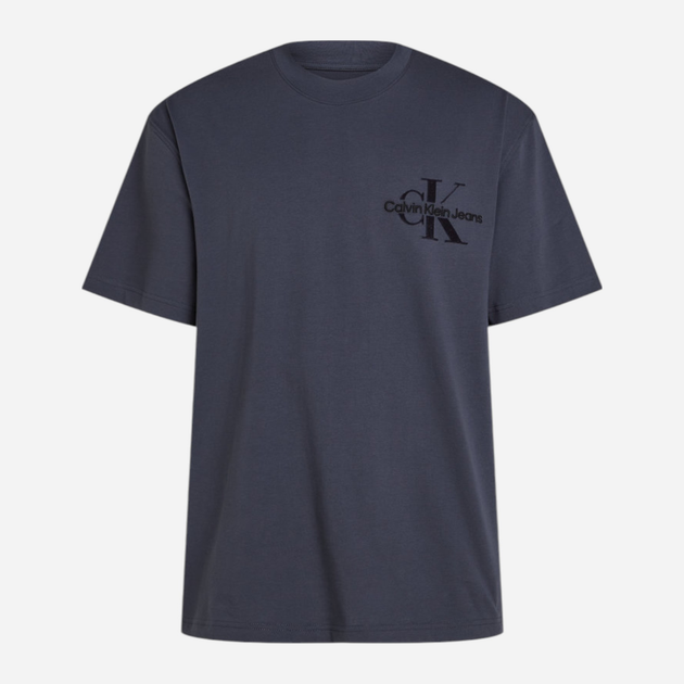 Футболка бавовняна чоловіча Calvin Klein Jeans J30J327107-CGE L Темно-сіра (8720639923724) - зображення 5