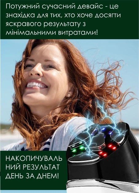Масажер BEPERFECT D039 Система омолодження & відновлення обличчя / декольте 35+ антивіковий - зображення 12