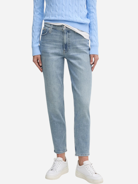Jeansy regular fit damskie Calvin Klein Jeans J20J224515-1AA 27-28 Jasnoniebieskie (8721107157863) - obraz 1