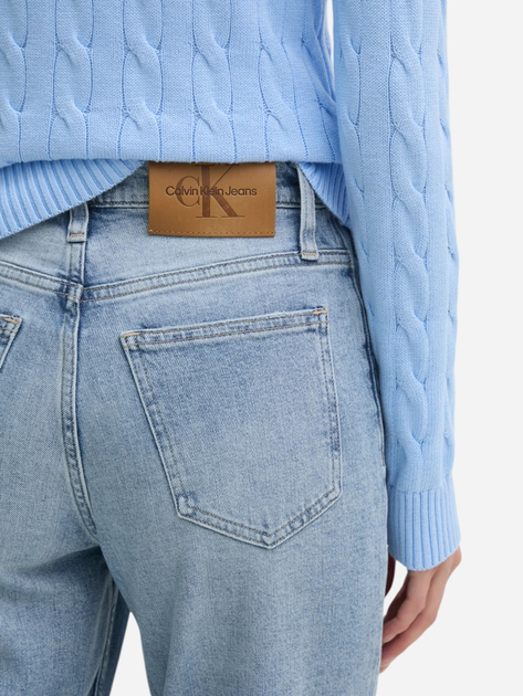 Джинси Regular Fit жіночі Calvin Klein Jeans J20J224515-1AA 28-28 Світло-блакитні (8721107157887) - зображення 5