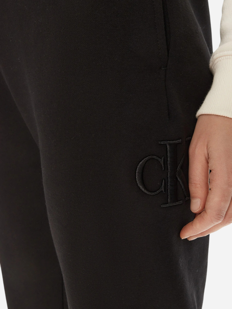 Спортивні штани жіночі Calvin Klein Jeans J20J224841-BEH L Чорні (8720639959891) - зображення 4