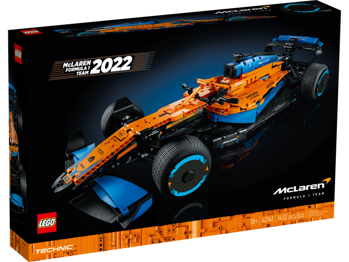 Zestaw klocków LEGO Technic Samochód wyścigowy McLaren Formula 1 1434 elementy (42141) - obraz 1