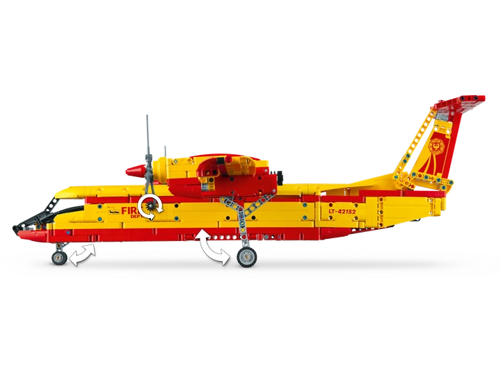 Конструктор LEGO Technic Firefighting Plane 1134 детали (42152) - Фото 7 Конструктор LEGO Technic Firefighting Plane 1134 детали (42152) - изображение 7