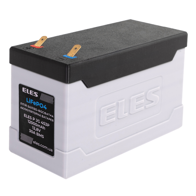 Акумуляторна батарея ELES DB UP JG 4S3P 12,8V; 10 Ah; 0,13kWt; BMS30 BL+GR - изображение 1