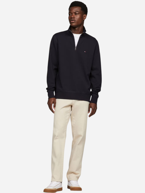 Светр чоловічий на блискавці Tommy Hilfiger MW0MW37238-DW5 L Темно-синій (8720637780442) - зображення 3