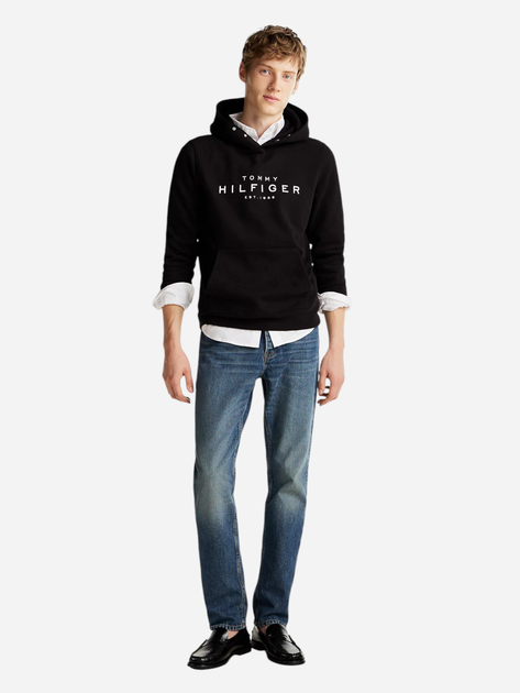 Худі чоловіче Tommy Hilfiger MW0MW37455-BDS S Чорне (8720638260882) - зображення 3