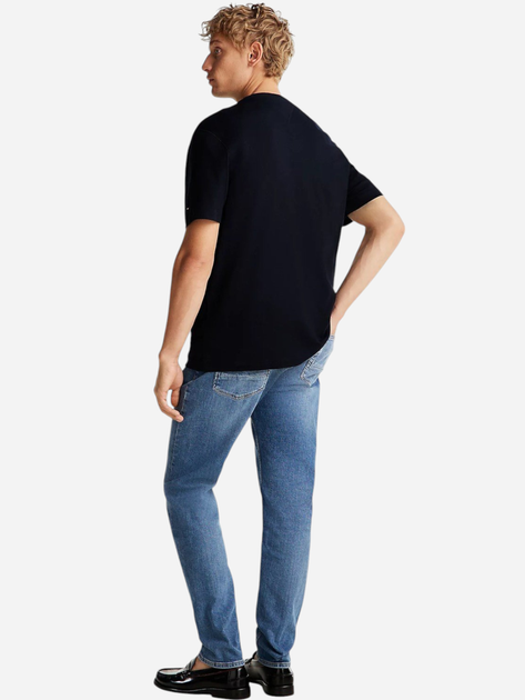 Футболка бавовняна чоловіча Tommy Hilfiger MW0MW37448-DW5 L Темно-синя (8720638295273) - зображення 2