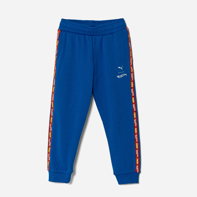 Дитячі спортивні штани для хлопчика Puma x Hot Wheels Sweatpants Tr 63007258 104 см Синие (4067983573491) - зображення 1